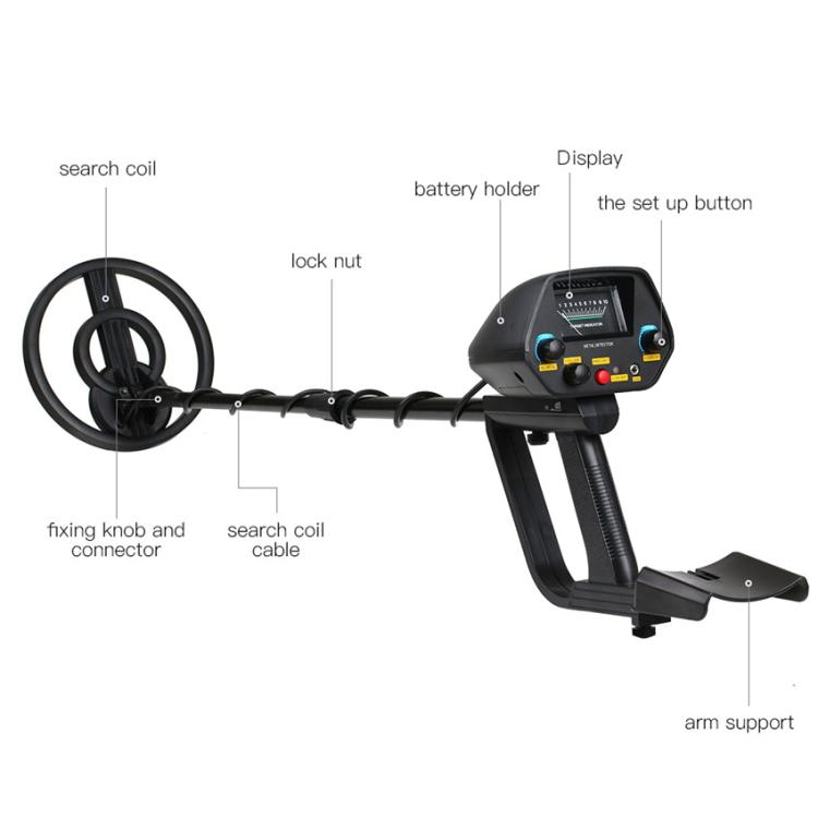 UHT543 Advanced Multi-Frequency Underground Metal Detector – Deep Search