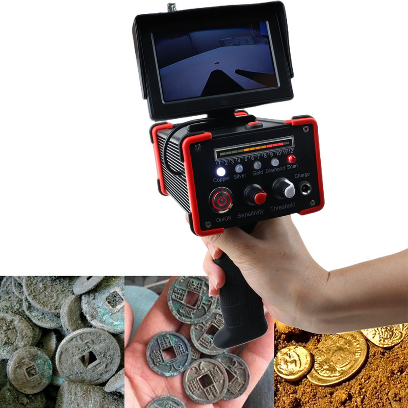 High-Precision GR-1000 Plus Long-Range Underground Metal Detector – Model GR-1000 Plus