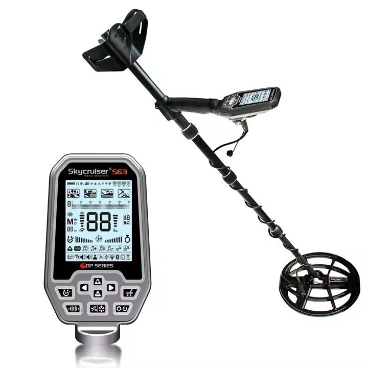 Professional  Model MD-S63 Plus Multi-Frequency Waterproof Metal Detector — Up to 3 m Depth, Portable Treasure Finder for Gold & Relics