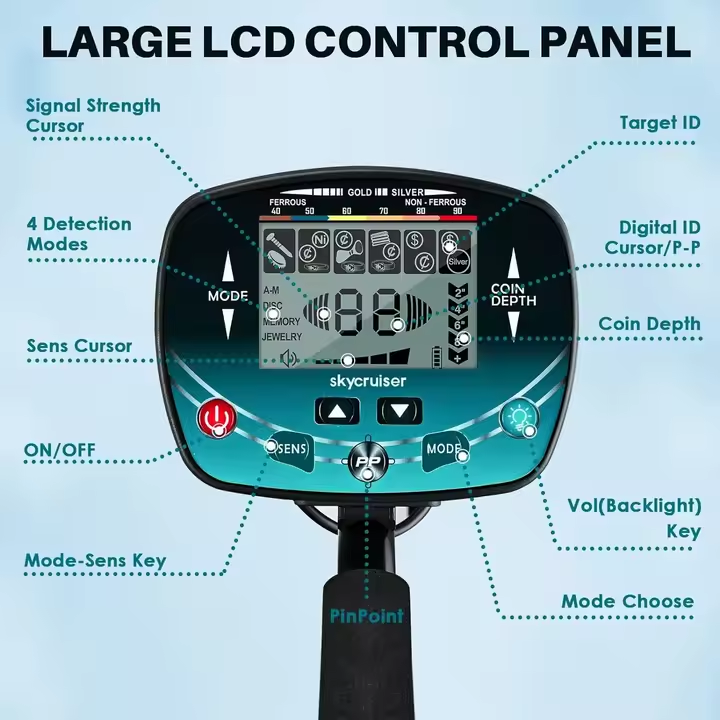 TX-MD910 Pro Advanced Underground Metal Detector  High-Sensitivity | Waterproof Coil & Precision Targeting