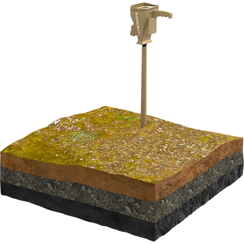 BR Systems Gold Step Pro Max fitness device with sleek gold design and digital display for step tracking and workout monitoring.