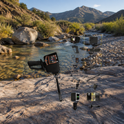 GER Detect Deep Seeker near a Nevada creek