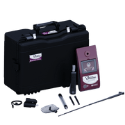 Ger Detect Diamond Hunter Smart Metal Detector with digital display and search coil for detecting gems and metals.