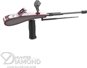 Ger Detect Diamond Hunter Smart Detector, a metal detector with digital display and ergonomic handle for treasure hunting.