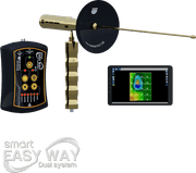 Ger Detect Easy Way Smart Metal Detector with handheld device and search coil for treasure hunting and metal detection.