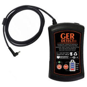 Ger Detect Fresh Result 2 Systems Metal Detector with digital display and ergonomic handle for treasure hunting and metal detection.