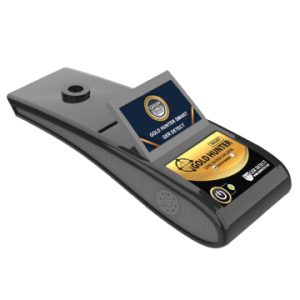 Ger Detect Gold Hunter Smart Detector with digital display and search coil for detecting gold and metal treasures.