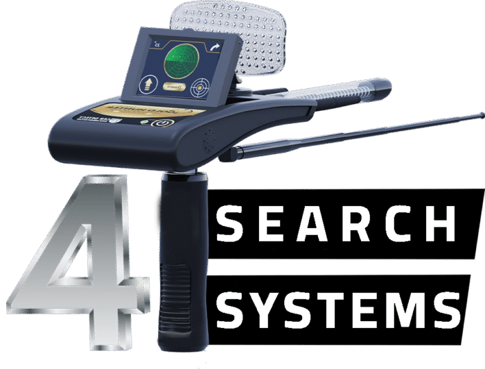 Ger Detect Gold Hunter Smart Detector, handheld metal detector for gold prospecting, with digital display and ergonomic design.