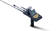 Ger Detect Gold Hunter Smart Detector shown with its control unit and search coil, designed for gold prospecting and metal detection.