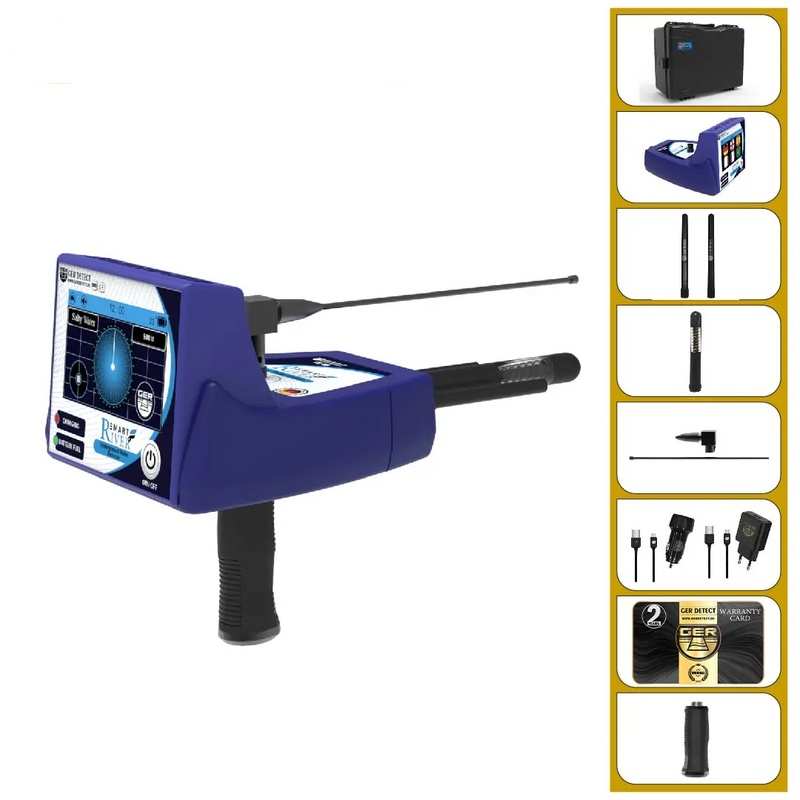 Ger Detect River-F Smart Detector for detecting underground metals and minerals in the river environment.