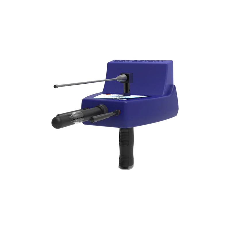 Ger Detect River-F Smart Detector shown with its sleek design and control panel for underwater metal and object detection.