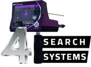 Ger Detect Titan 500 metal detector with digital display and ergonomic handle, designed for treasure hunting and metal detection.