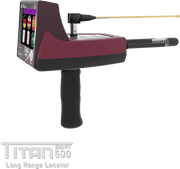 Ger Detect Titan 500 smart metal detector with control panel and search coil for gold and treasure hunting.