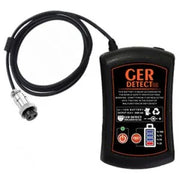 Ger Detect Titan GER 1000 metal detector with digital display and ergonomic handle, used for treasure hunting and metal detection.