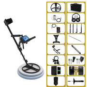 Ger Detect Titan GER 1000 metal detector with control panel and search coil, designed for treasure hunting and metal detection.