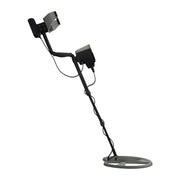 Ger Detect Treasure Way metal detector with adjustable shaft and control panel, ideal for treasure hunting and metal detection.