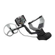 Ger Detect Treasure Way Metal Detector with adjustable coil and control panel for detecting buried metals and treasures.