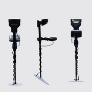 UIG Gold Digger Metal Detector with adjustable controls and display for detecting gold and metal objects underground.