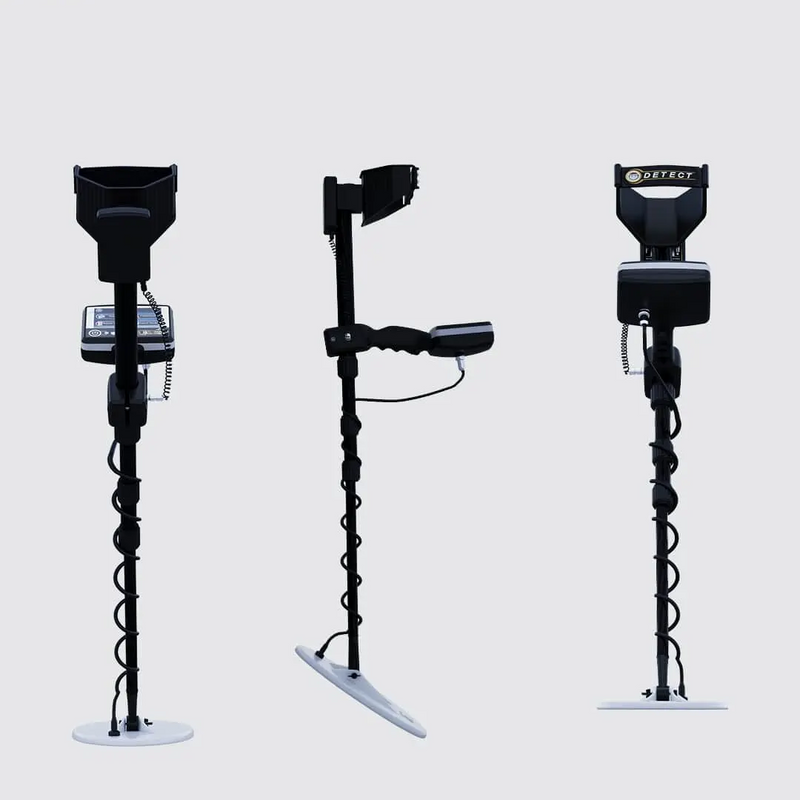 UIG Gold Digger Metal Detector with adjustable controls and display for detecting gold and metal objects underground.