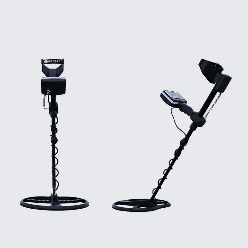 UIG Gold Digger Metal Detector with ergonomic handle and control panel, designed for gold hunting and treasure finding.