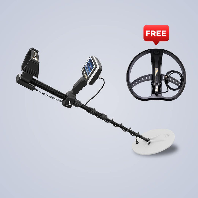 UIG Gold Digger Metal Detector with handheld control box and search coil, designed for gold prospecting and treasure hunting.