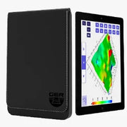 UIG ground scanner detector showing metal detection interface and handheld device for underground treasure hunting.