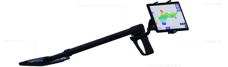 UIG ground scanner detector, a handheld metal detector tool for locating underground metals and hidden objects.