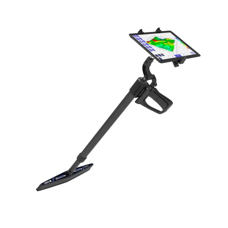 UIG ground scanner detector, a metal detector device with a digital display and ergonomic handle for detecting underground metals.