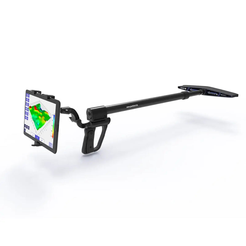 UIG Ground Scanner Detector metal detector with handheld design and control panel for detecting underground metal objects.