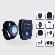 UIG watch detector metal detector with digital display and detection coil, designed for locating hidden watches and metal objects