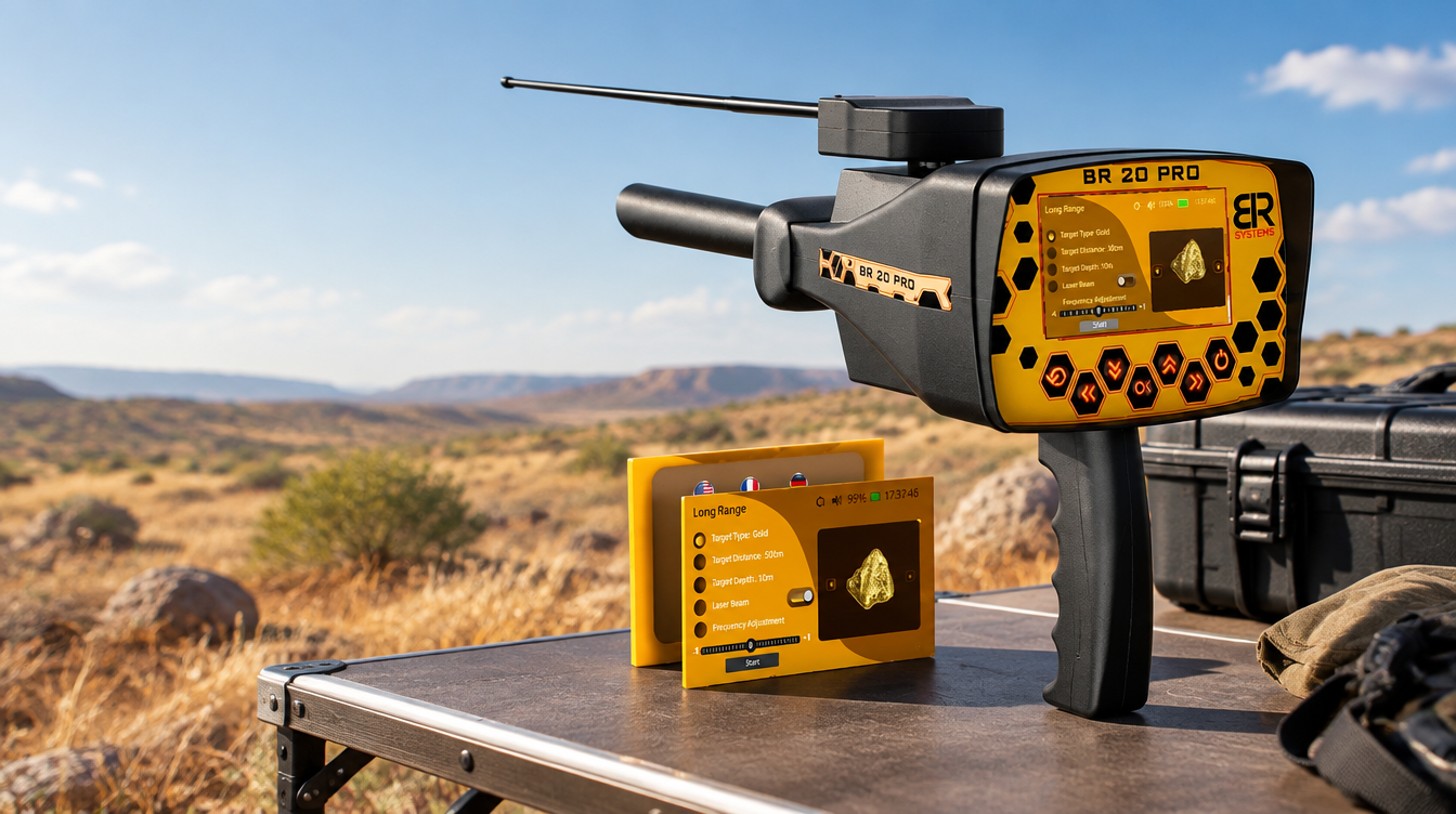 Gold detectors professional equipment collection