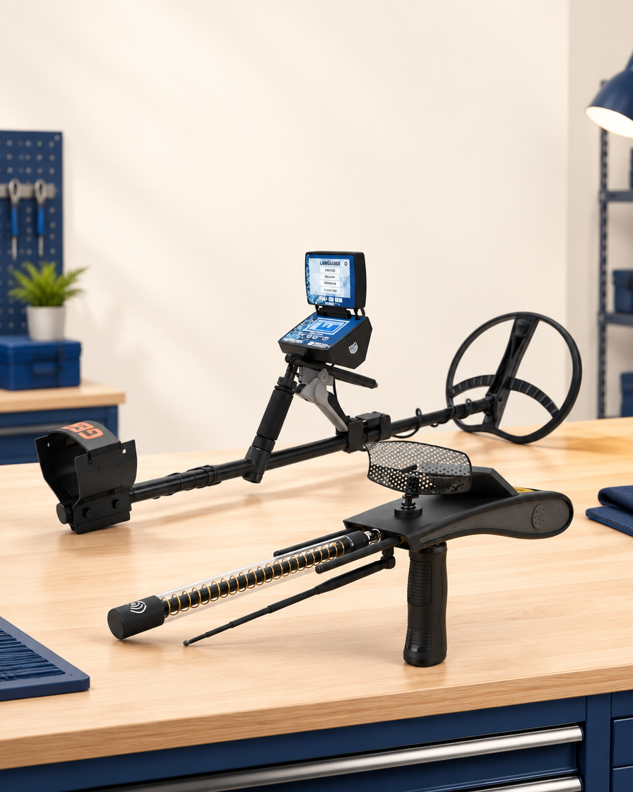 Professional metal detector equipment mobile hero