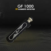MWF GF 1000 advanced long-range locator and metal detector with digital display and search coil for treasure hunting.