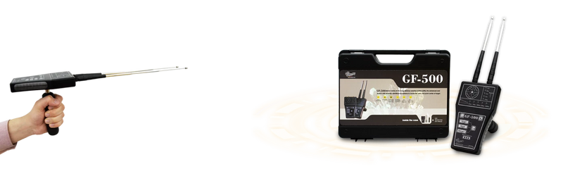 MWF GF 500 Diamond Gems Detector, a long-range locator with a display screen and control buttons for detecting diamonds and gems.