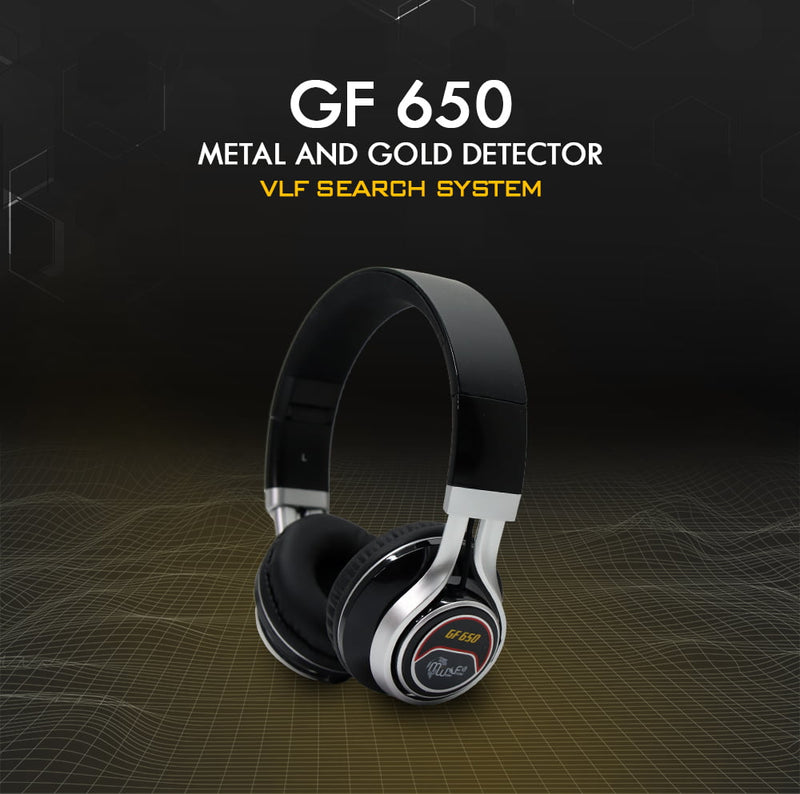 MWF GF 650 Gold & Metal Detector showing control panel and search coil for precision gold prospecting.