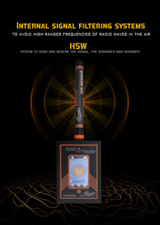MWF Gold Radar device used to find hidden underground treasures and metallic objects with advanced detection technology.