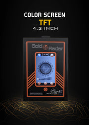 MWF Gold Radar device used for detecting hidden underground treasures and metal objects with a digital display and ergonomic handle.