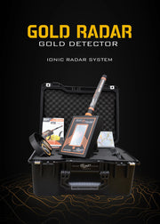 MWF Gold Radar detecting underground hidden treasures with a handheld metal detector and gold detection features.
