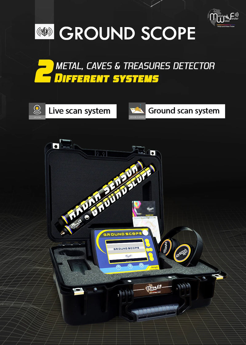 MWF Ground Scope: 3D Ground Imaging Systems Metal Detector