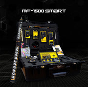 MWF MF 1500 Smart device with digital display and control buttons, showcasing a sleek, modern electronic gadget.