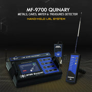 MWF MF 9700 Quinary coffee filter holder with sleek black finish and stainless steel accents, designed for modern coffee brewing.