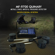 MWF Quinary MF 9700 air purifier with digital display and sleek black design for clean indoor air.