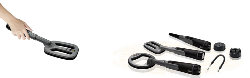 MWF MF90 Multi-Coil Metal Detector for gold and treasure detection, featuring advanced technology and multiple search coils.