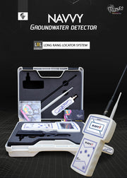 MWF Navy Advanced Groundwater and Acoustic Locator device with control panel and probes for underground detection.