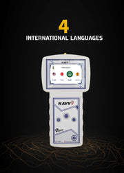 MWF Navy Advanced Groundwater and Acoustic Locator device with digital display and control buttons.