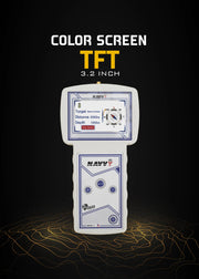 MWF Navy Advanced Groundwater and Acoustic Locator device with digital display, used for detecting groundwater and acoustic signals.