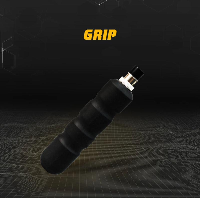 MWF Spark Gold Nugget Detector long-range locator system with handheld device and control panel for gold prospecting.