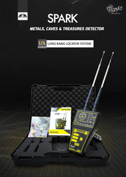 MWF Spark Gold & Treasures Detector with 200m long-range search, handheld metal detector for gold and treasure hunting.