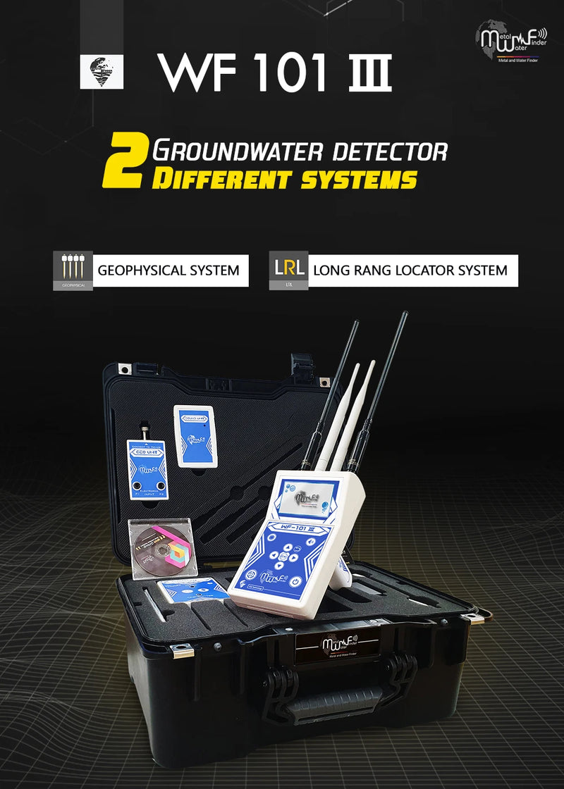 MWF WF 101III Professional water filter cartridge showing the cylindrical design and labeling for clean water filtration.