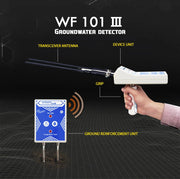 MWF WF 101III Professional water filter cartridge showing the cylindrical design and label for clean water filtration.